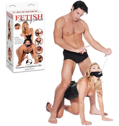 Extreme Compliance Kit Pipedream | Kit BDSM con Mordaza y Antifaz