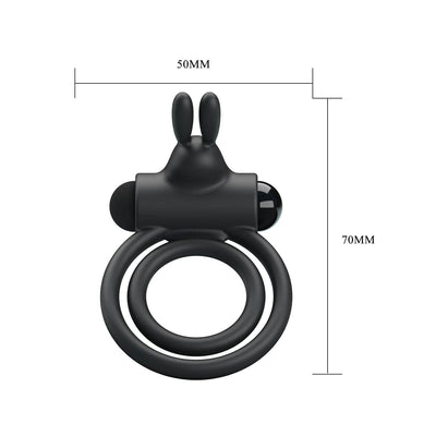 Osmond | Anillo Vibrador para Parejas con Estimulador de Clítoris | PRETTY LOVE