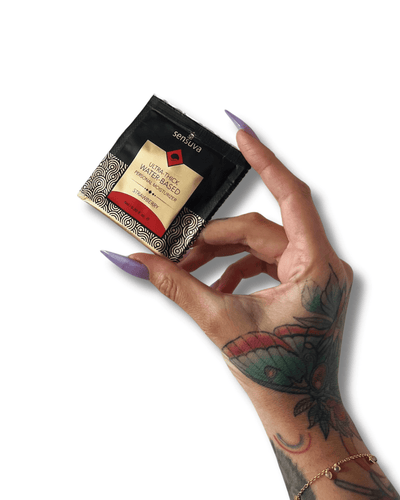 Sachet Lubricante Ultra Thick Sabor Frutilla 6ml - Sensuva