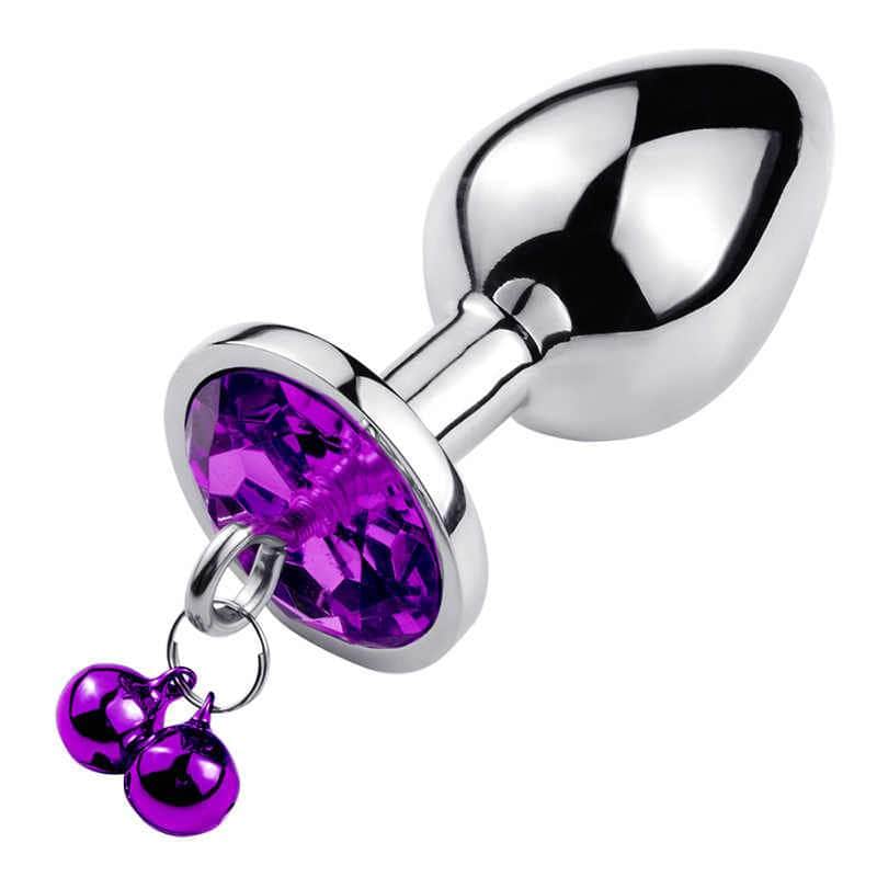 Plug Anal Joya Morada Talla S Cascabel Starsex Plug Anal Joya Morada Talla S Cascabel Starsex