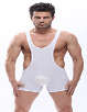 Boxer Blanco Con Tirantes Talla S