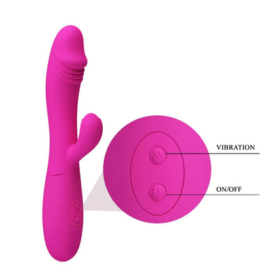 Vibrador Doble Estimulación Snappy Recargable