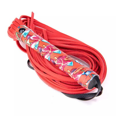 Latigo BDSM rojo