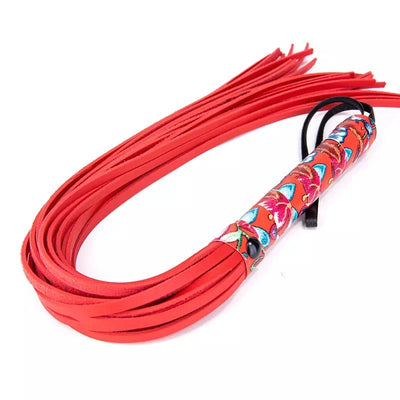 Latigo BDSM rojo
