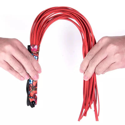 Latigo BDSM rojo
