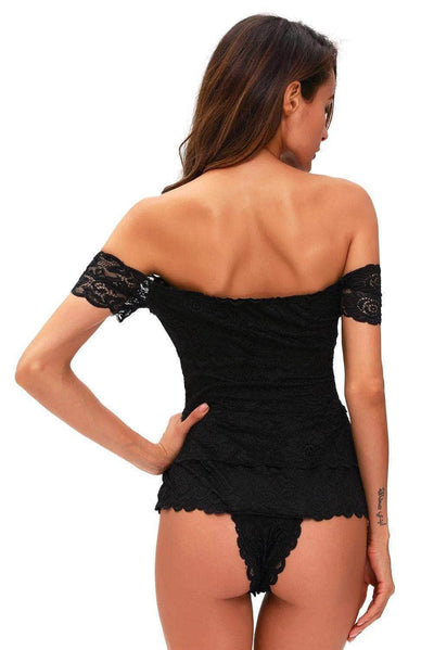 Body Encaje Negro - Venus - Starsex