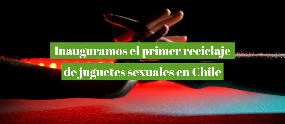 Inauguramos el primer reciclaje de juguetes sexuales en Chile