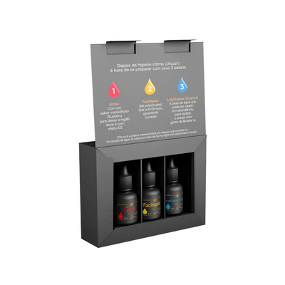 Kit Anal para Principiantes Aroma Blueberry 3 Pasos 8g c/u – Mi Primer Anal INTT