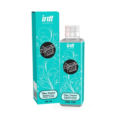 Atracción Fatal 120ml | Aceite Tantra Sensual Aroma Algodón de Azúcar INTT