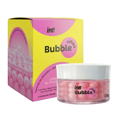Bubble Vibes Gel Sensorial Vibra y Calor Chiclete 120g | INTT