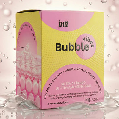 Bubble Vibes Gel Sensorial Vibra y Calor Chiclete 120g | INTT