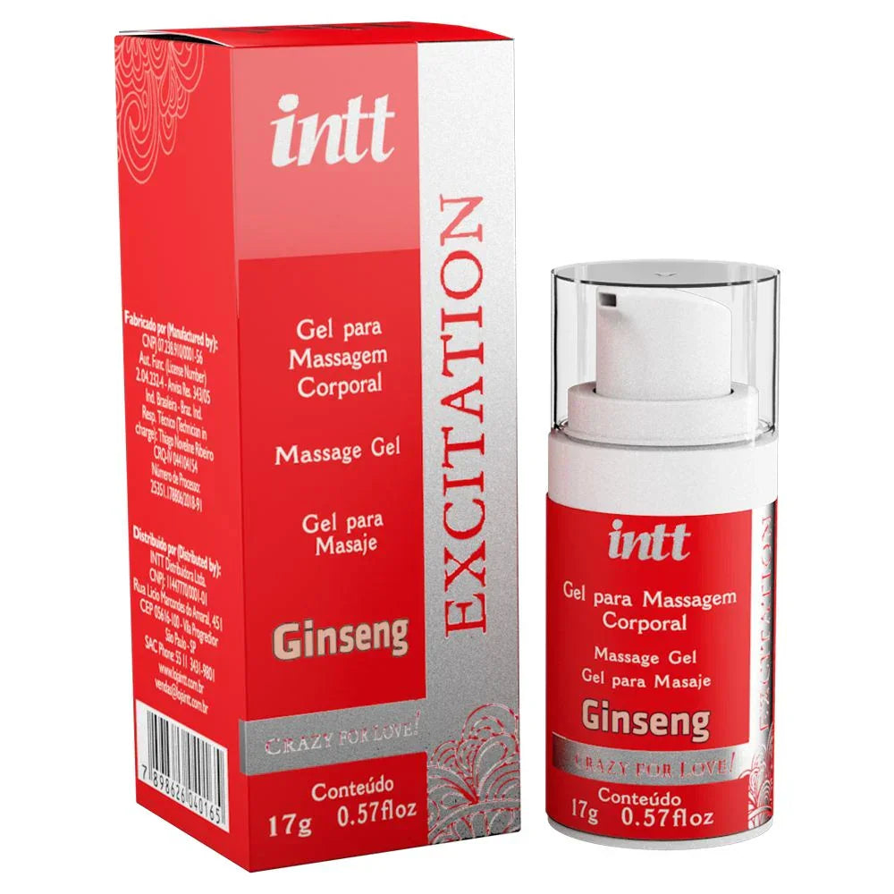 Gel Estimulante con Ginseng 17 ml - Excitation INTT