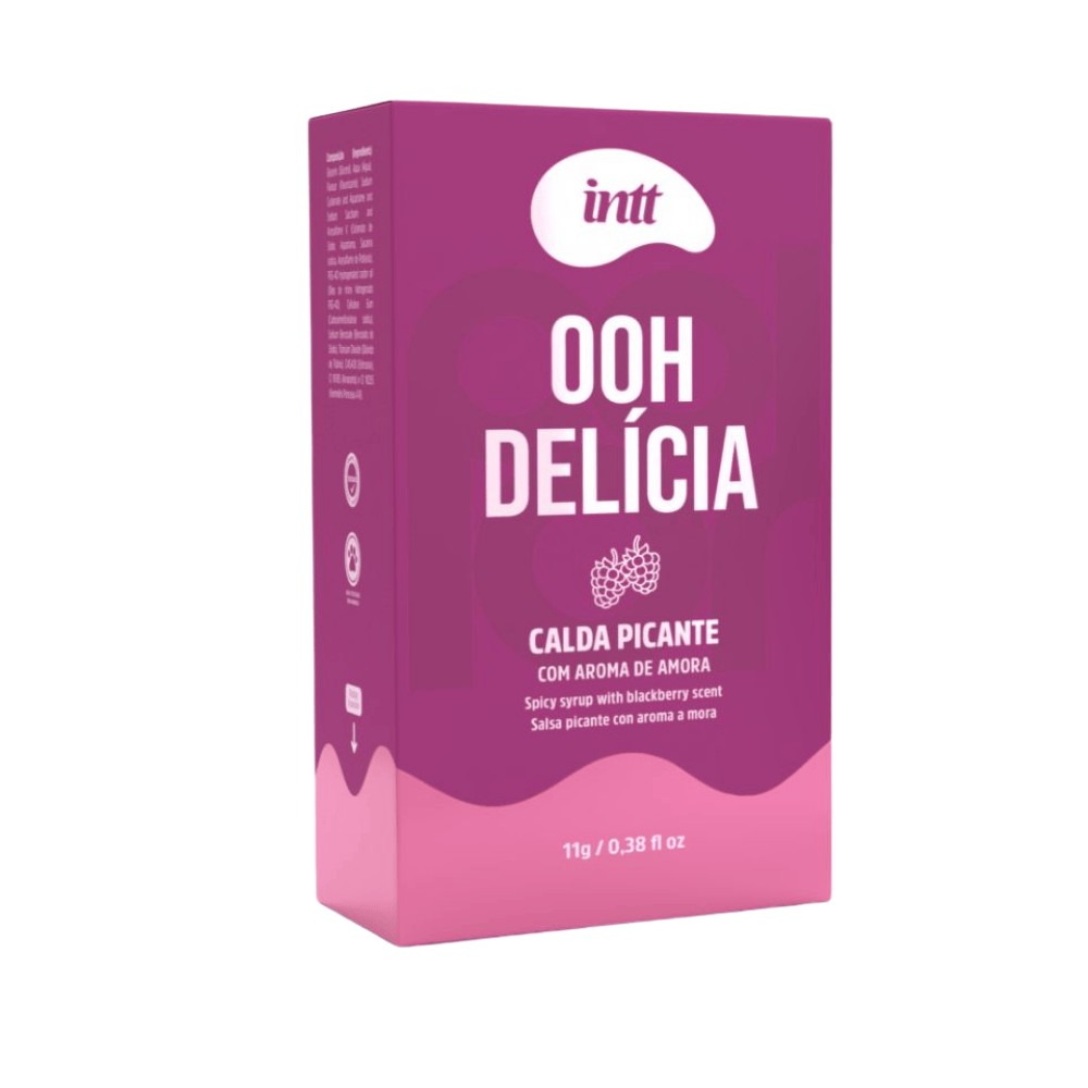 Gel para sexo oral con sabor Mora 11g - Ooh Delícia INTT