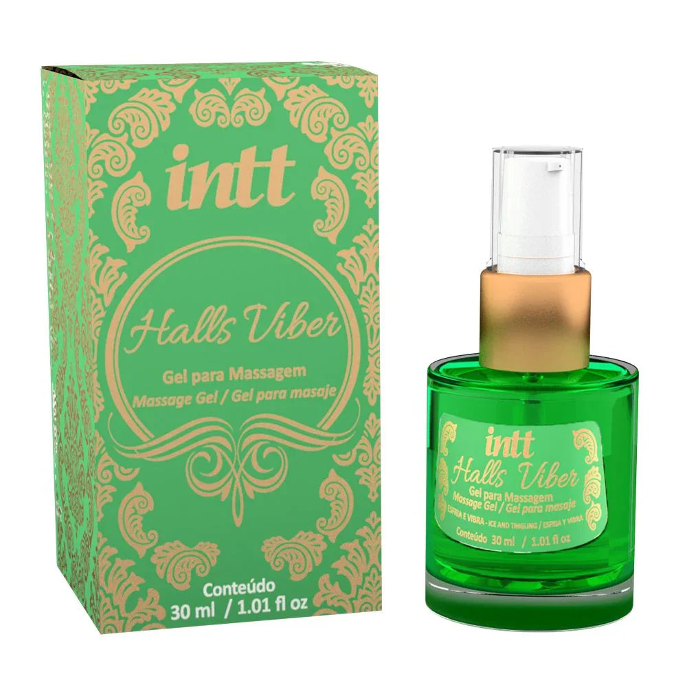 Halls Viber 30ml | Gel Unisex Refrescante con Vibración INTT