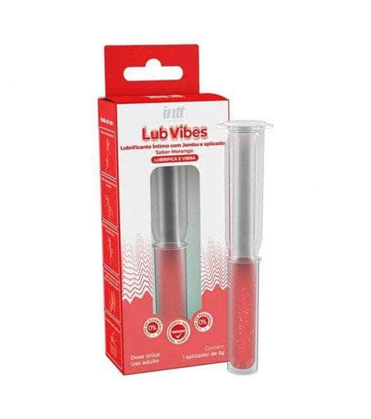 Lubricante Íntimo Estimulante sabor Fresa 5g-  Lub Vibes INTT