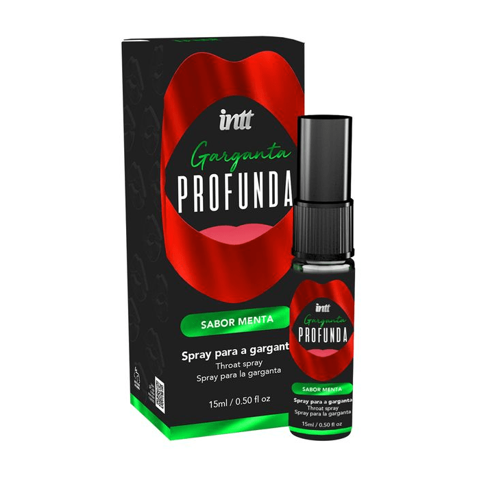 Spray para Sexo Oral 15ml con sabor Menta - Garganta Profunda INTT