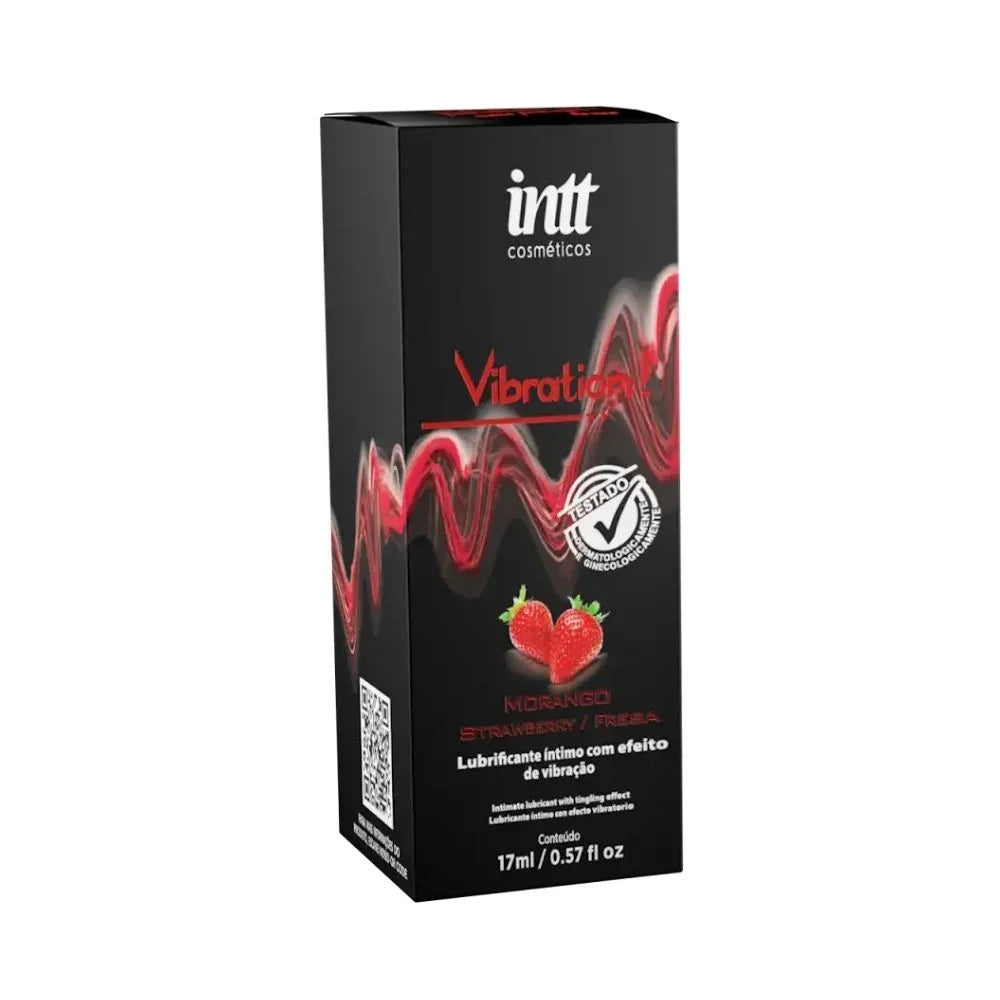 Vibration Morango – Gel Vibrante, Pulsante y Caliente 17 ml | INTT