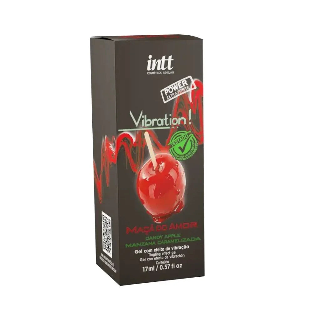 Vibration Power Maçã do Amor Gel Sensorial de Vibración, Pulsación y Calor | INTT