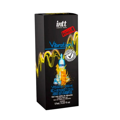 Vibration Power Vodka con Energética Gel Sensorial de Vibración, Pulsación y Calor | INTT