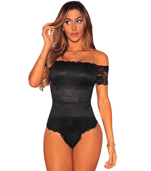 Body Encaje Negro - Venus