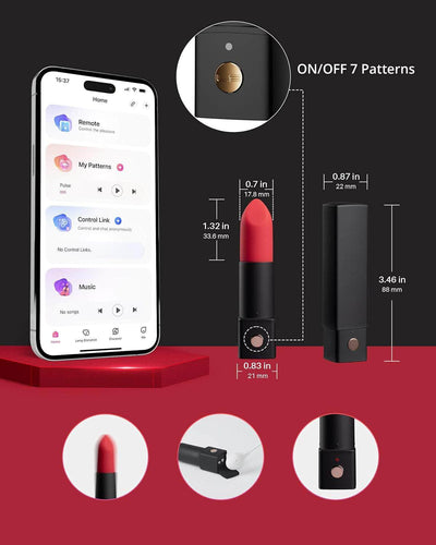 Mini Bala Vibrador Exomoon con APP