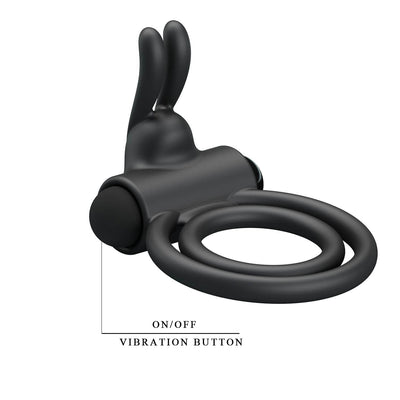 Osmond | Anillo Vibrador para Parejas con Estimulador de Clítoris | PRETTY LOVE