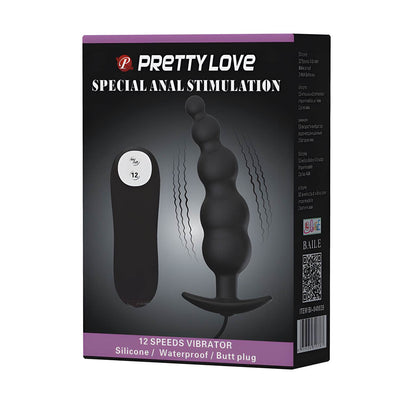Francis | Plug Anal Vibrador de Silicona con 12 Funciones | PRETTY LOVE