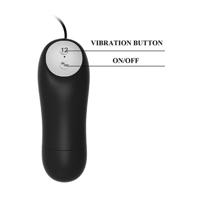 Francis | Plug Anal Vibrador de Silicona con 12 Funciones | PRETTY LOVE
