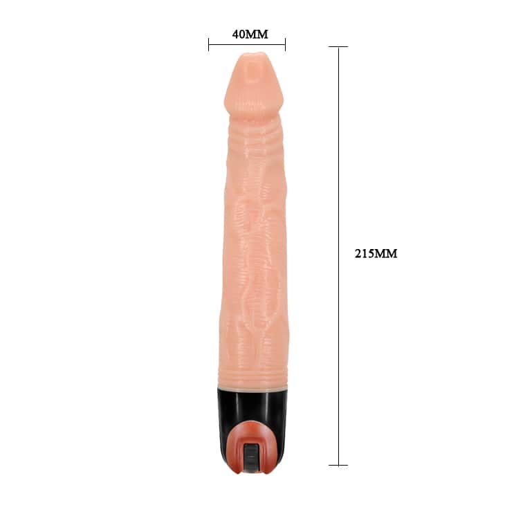 Vibrador Realista Multivelocidad 21,5 cm Texturizado - Pretty Love