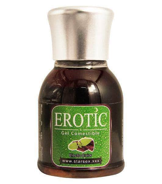 Gel de Masaje Efecto Calor Menta Chocolate Comestible 30 ml Erotic - Starsex