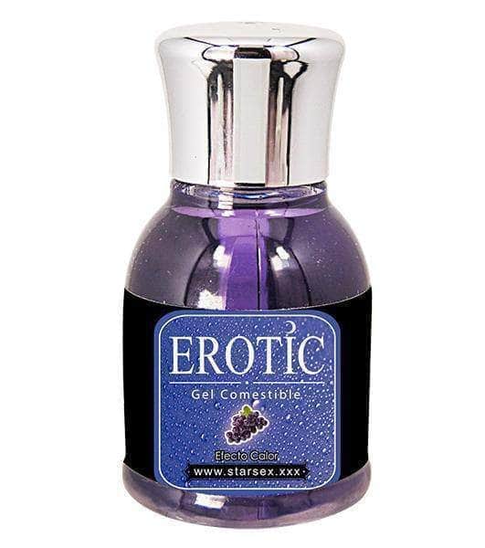 Gel de Masaje Efecto Calor Uva Comestible 30 ml Erotic - Starsex