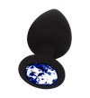 Plug Anal de Silicona Talla L Negro