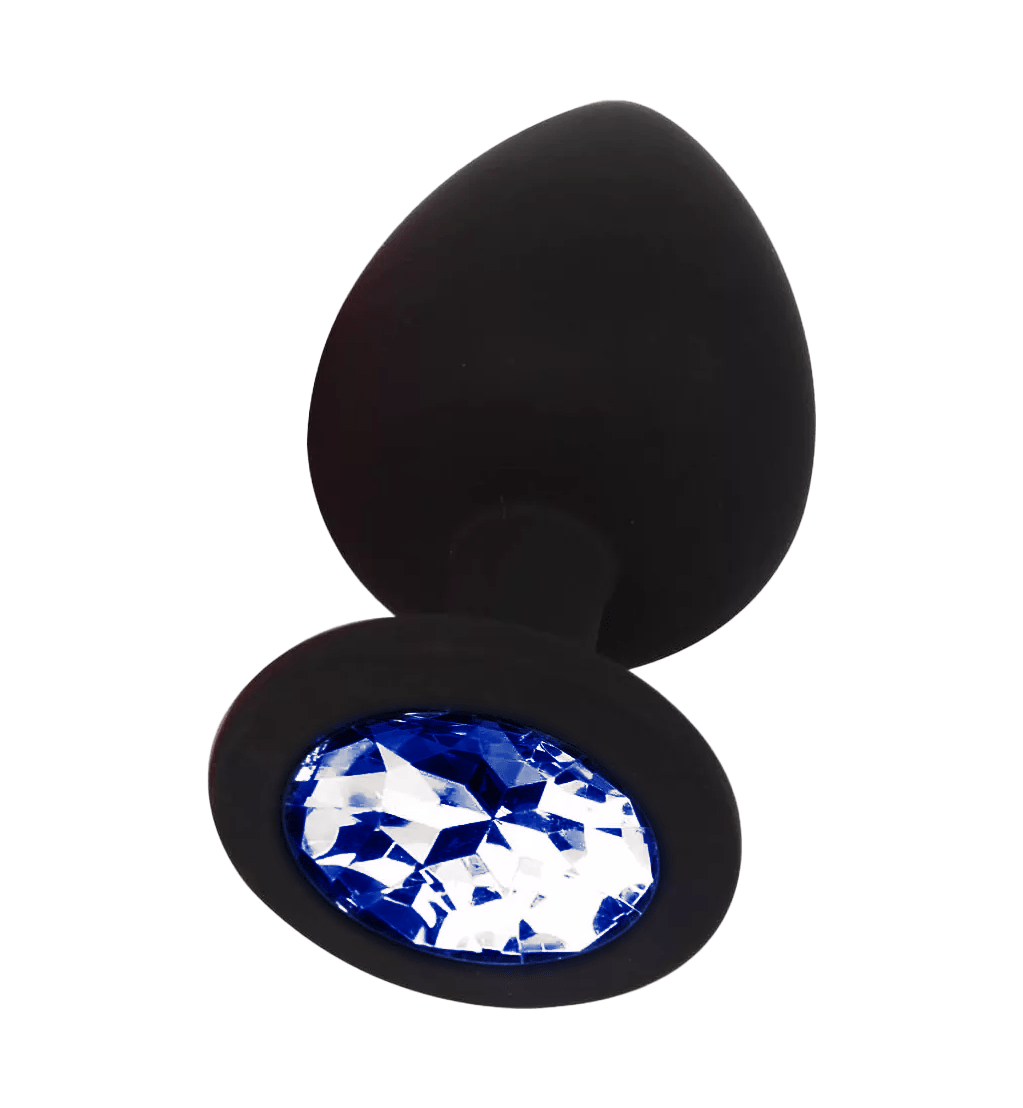 Plug Anal de Silicona Talla L Negro