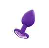 Plug Anal de Silicona  Talla S Morado