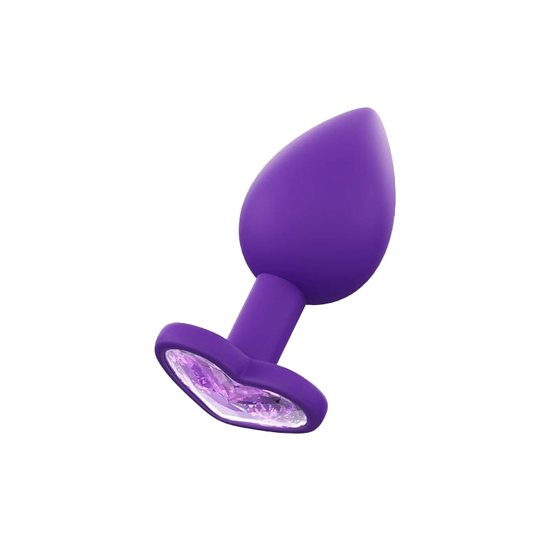 Plug Anal de Silicona  Talla S Morado