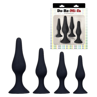 Kit Dilatador Anal Do Re Mi Fa 4 Plugs de Silicona | Starsex