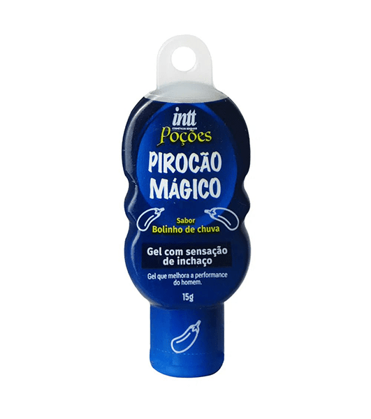 Gel Potenciador Masculino sabor bolinho de chuva 15ml - Pirocão Mágico INTT
