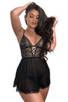 Babydoll negro Medea - Starsex