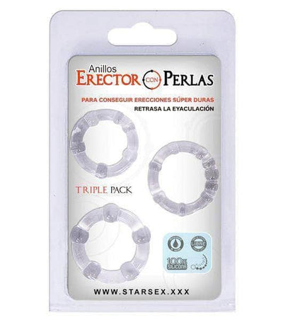 Anillos Erector con Perlas - Starsex